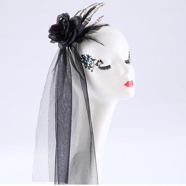 Ghost Veil Hair Clip / Brooch