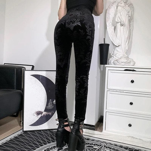 Neesha Velvet Black Pants