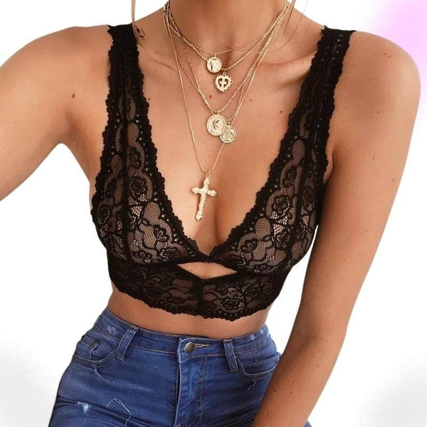 Vivian Floral Lace Bra