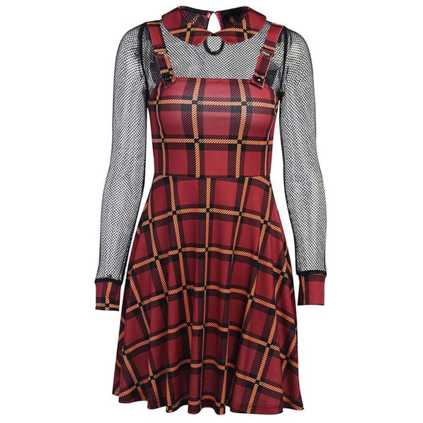 Tartan Checkered Plaid Dress