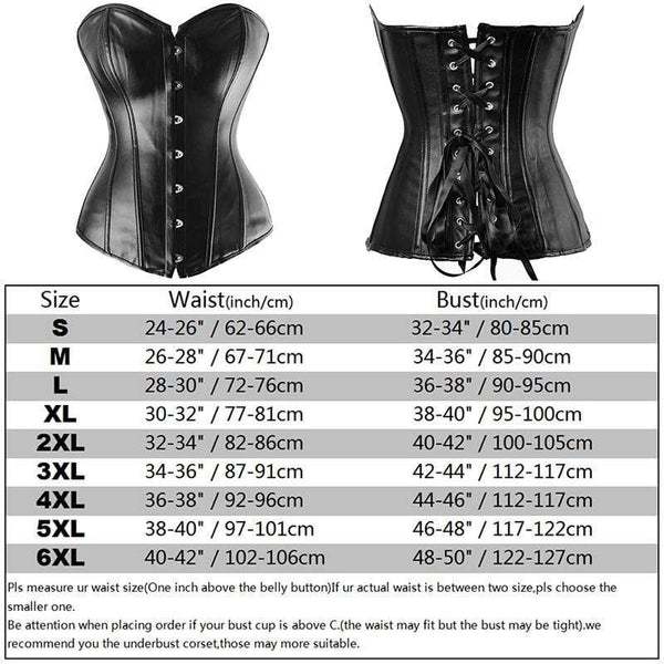 Gothic/Steampunk Steel Boned Waist Trainer Corset 6