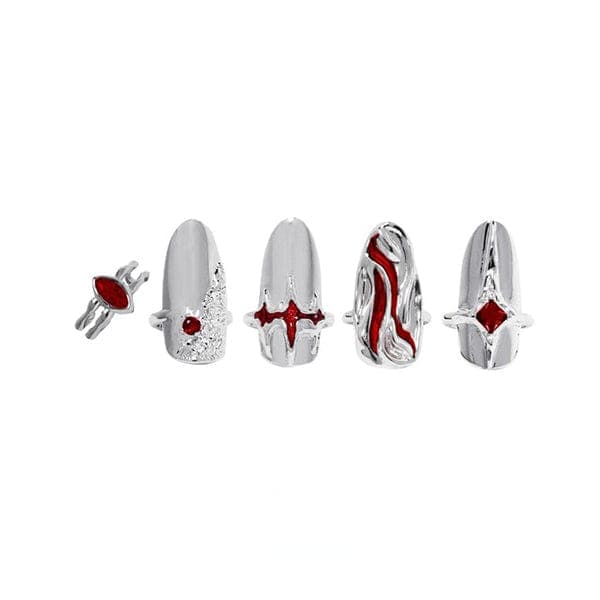 Fashion Armor Nail Ring Set