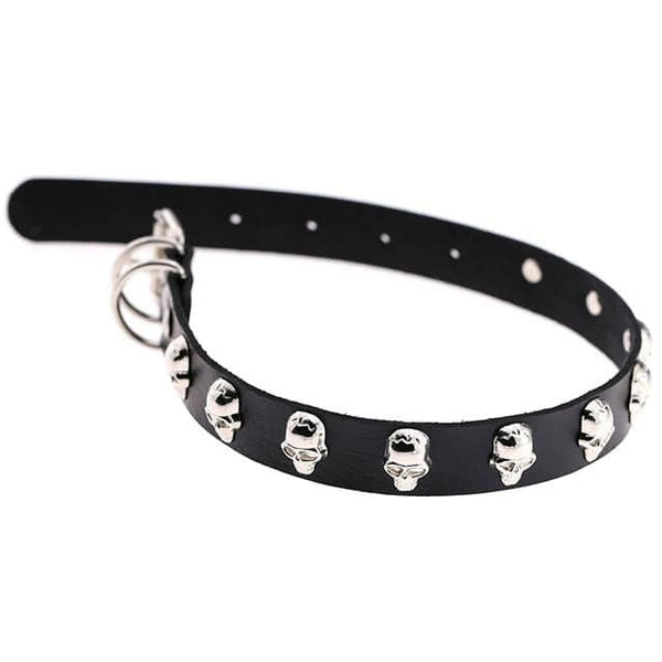 Cursed Skull Choker Necklace