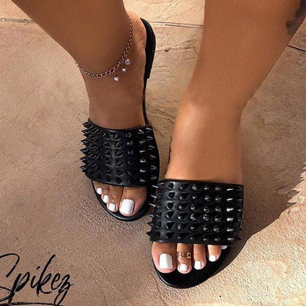 Devil's Spur Leather Studded Sandals