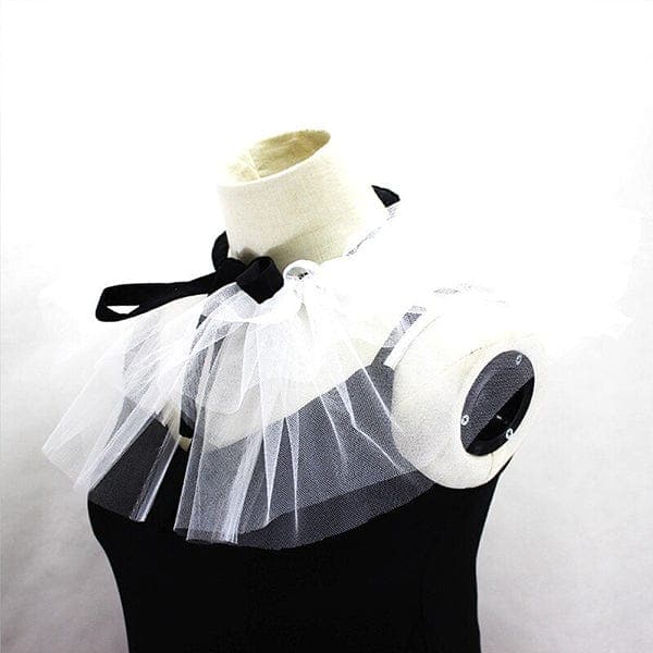 Tori Ruffle Mesh Collar
