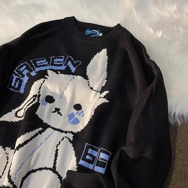 Bad Bunny Knitted Sweater