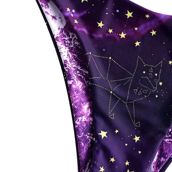 Galaxy Lace-Up Reversible Bikini