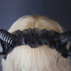 Black Damsel Horn Headband