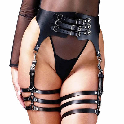Cage Leather Body Harness