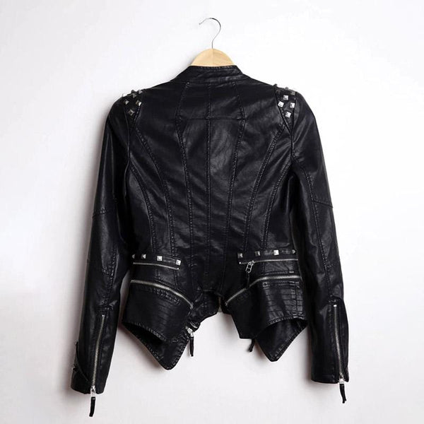 Jean Rider Faux Leather Jacket