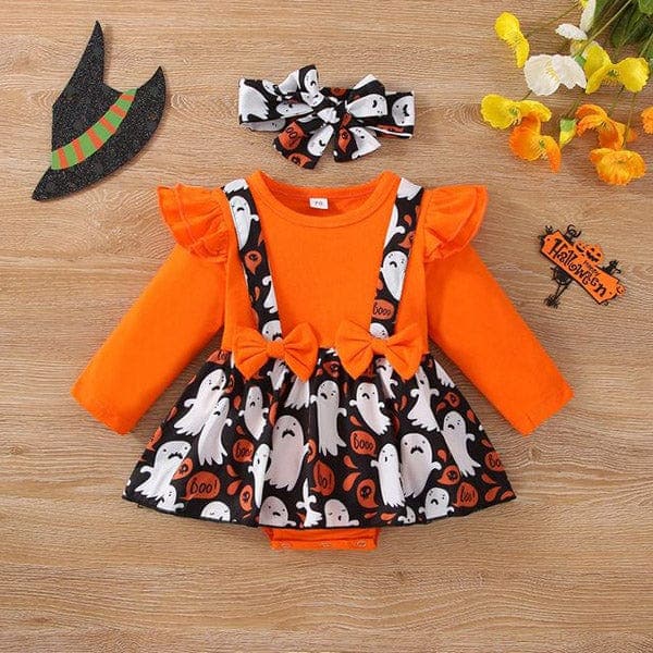 Bootiful Halloween Baby Romper