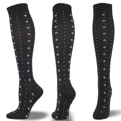 Gothic Black Compression Socks