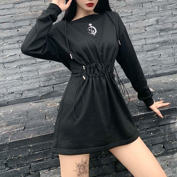 Lil Moon Flower Dress Hoodie