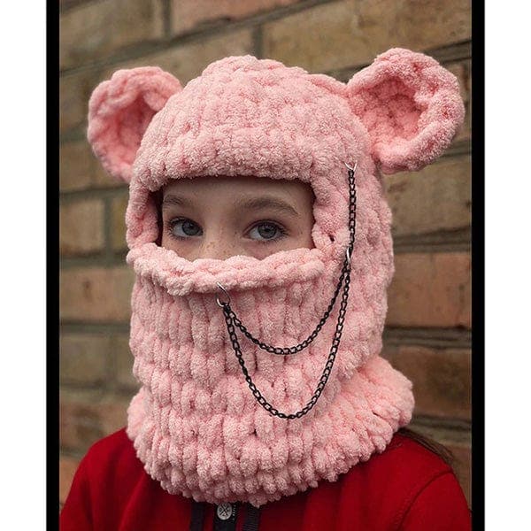 Baddy Bear Knitted Balaclava