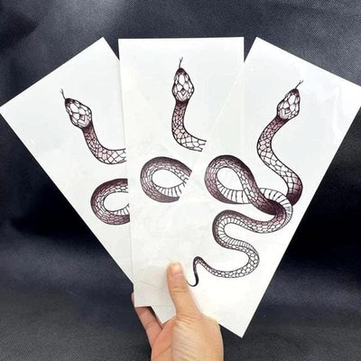 Black Snake Tattoo Sticker