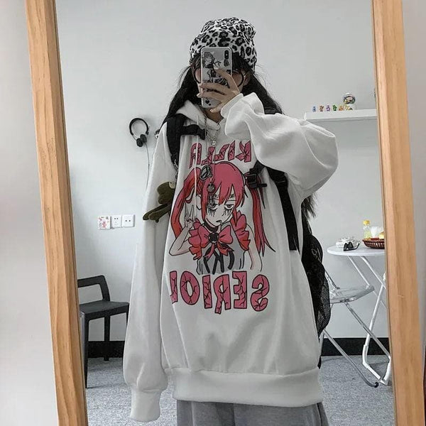 Serial Killer Kawaii Oversized Hoodie