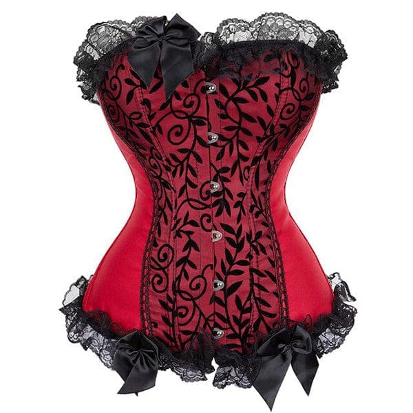 Dark Lace Overbust Corset