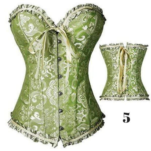 Plastic Boned Gothic Waist Trainer Corsets