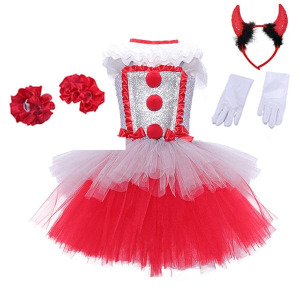 Pennywise Inspired Girls Tutu Dress