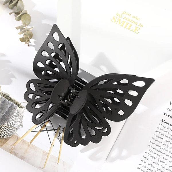 Gothic Butterfly Hair Claw Clip