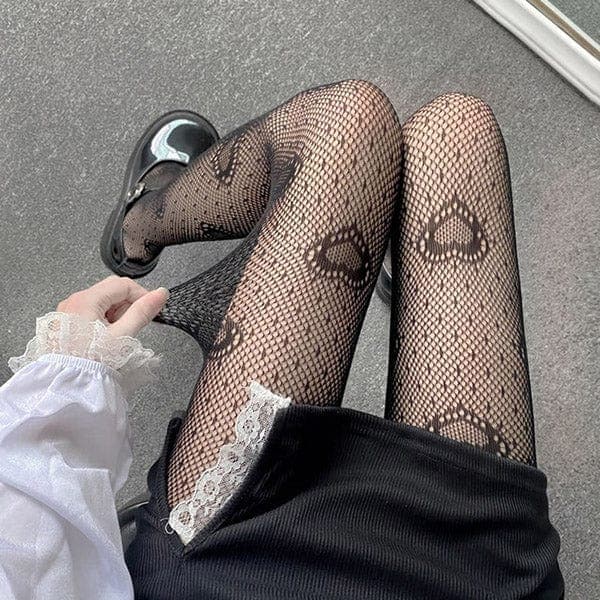 Gothic Lolita Mesh Tights