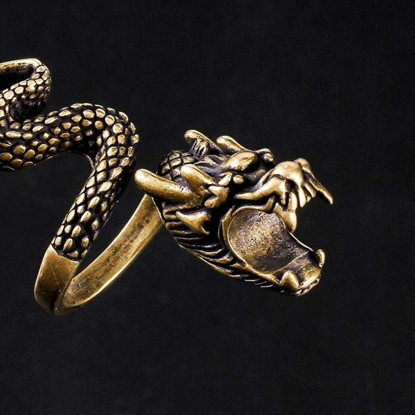 Vintage Dragon Smoker Ring