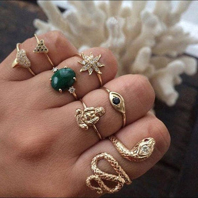 Bohemia Vintage Style Ring Sets