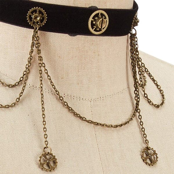 Steampunk Metal Gear Choker