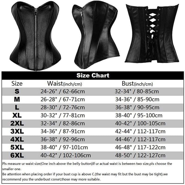 Gothic/Steampunk Steel Boned Waist Trainer Corset 9