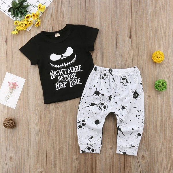 Nightmare Before Naptime Baby Outfit