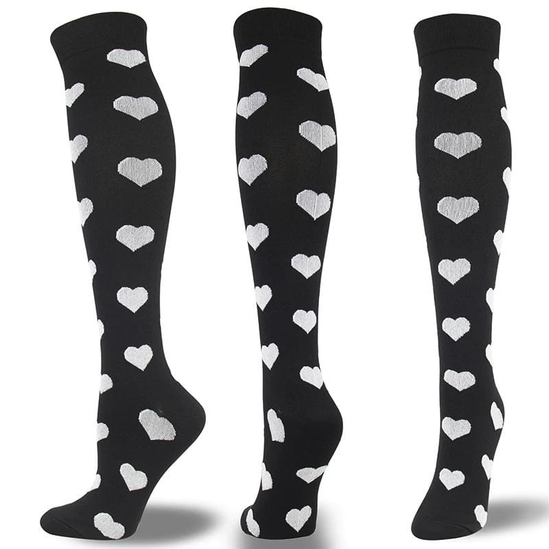 Gothic Black Compression Socks Goth Socks Gothic Babe Co