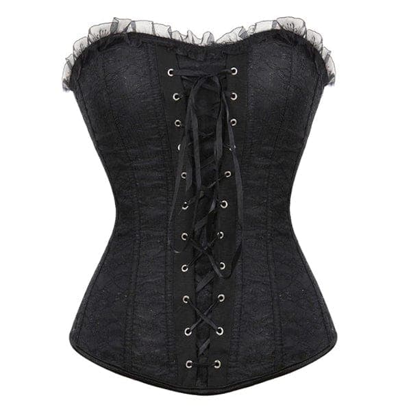 Dark Lace Overbust Corset