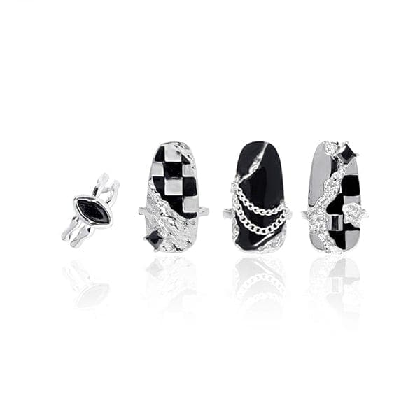 Fashion Armor Nail Ring Set