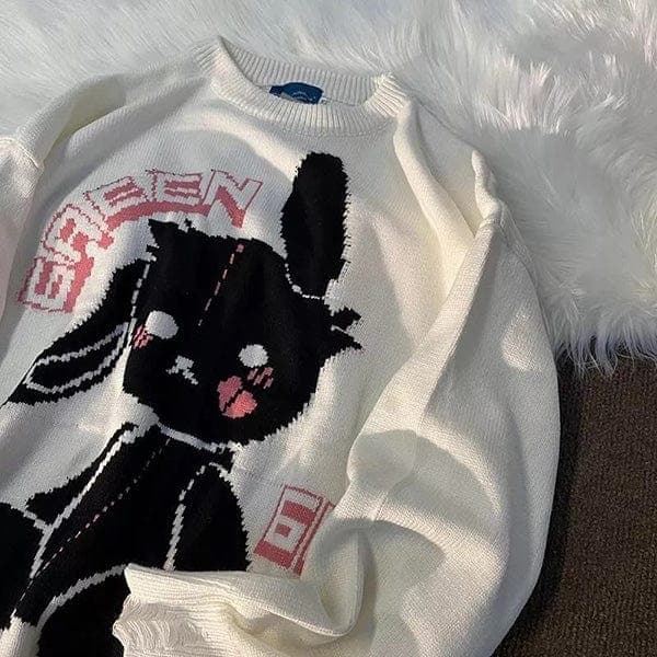 Bad Bunny Knitted Sweater