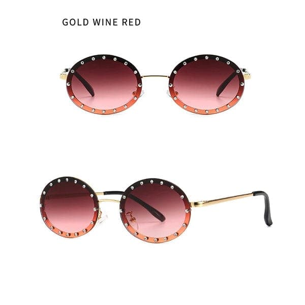 Valentina Studded Vintage Sunglasses