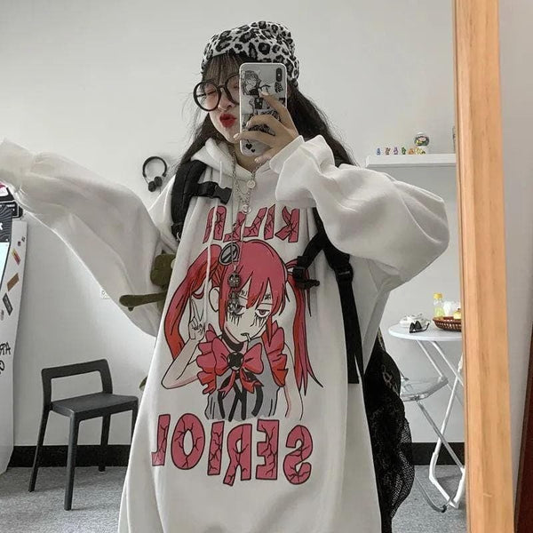 Serial Killer Kawaii Oversized Hoodie