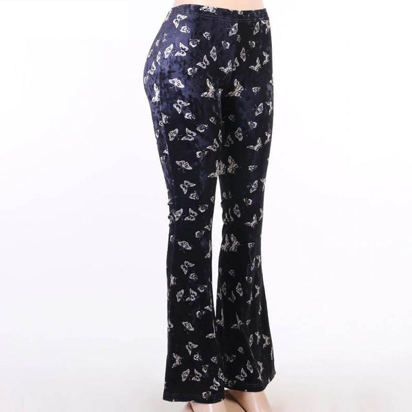 Fancy Butterfly Goth Pants