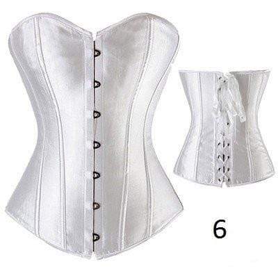 Plastic Boned Gothic Waist Trainer Corsets