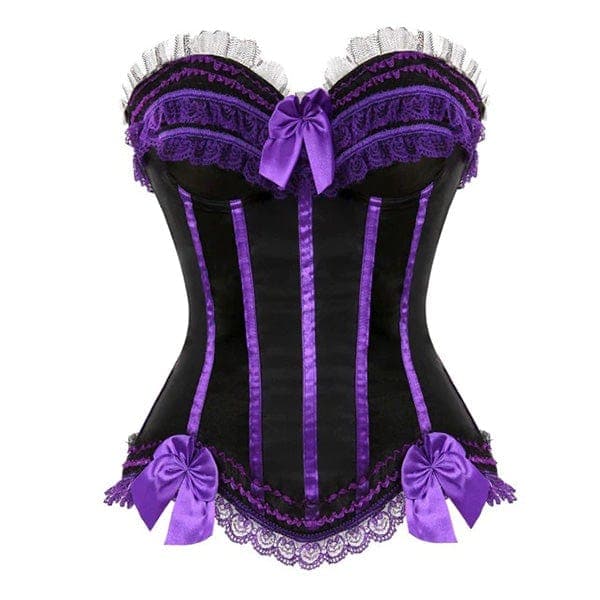 Goth Duchess Satin Overbust Corset