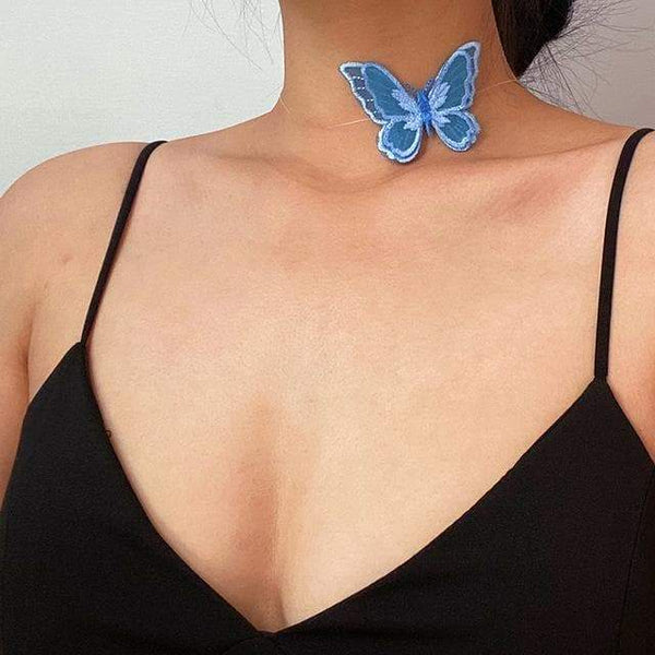 Enchanted Fashion Butterfly Necklace