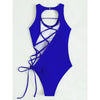Hot Beat Lace Up Swimsuit