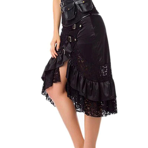 Medieval Black Gothic Skirt