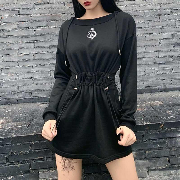 Lil Moon Flower Dress Hoodie