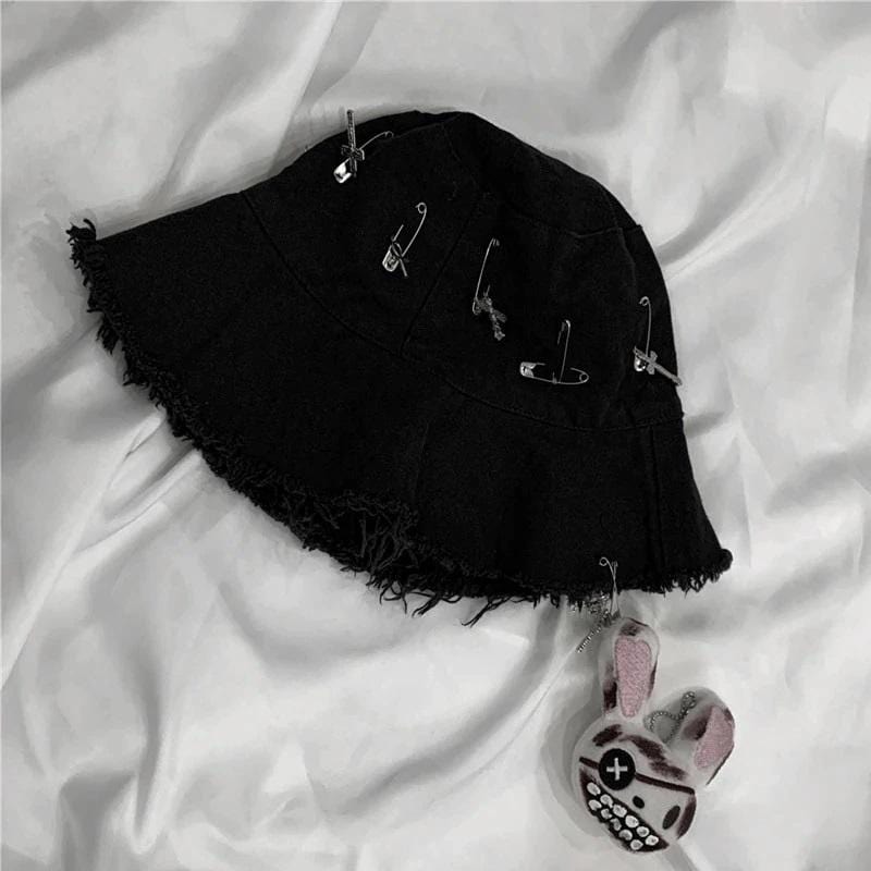 Trendy Harajuku Boonie Hat | Goth Hat - Gothic Babe Co