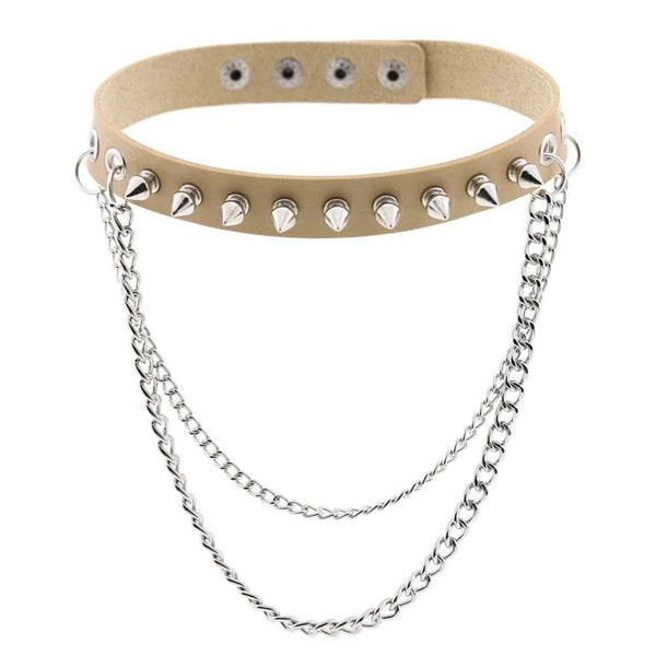 Emo Punk Chained Choker