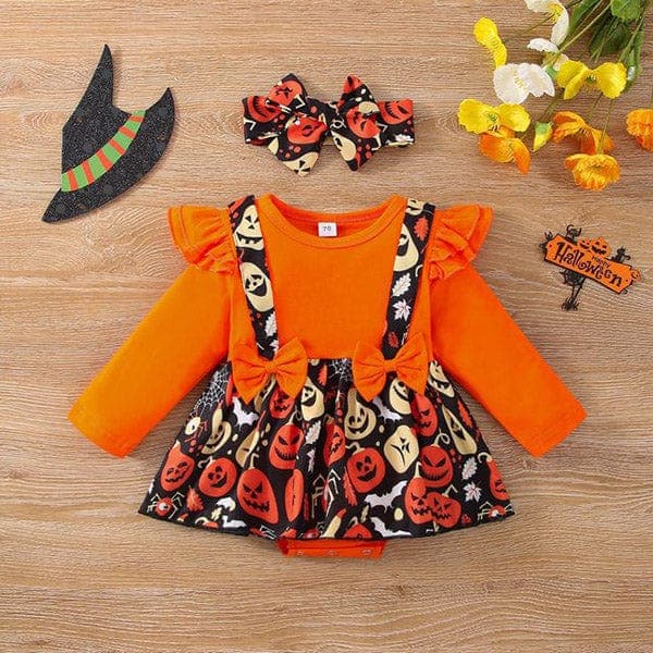 Bootiful Halloween Baby Romper