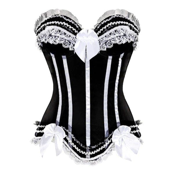 Goth Duchess Satin Overbust Corset