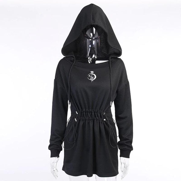 Lil Moon Flower Dress Hoodie