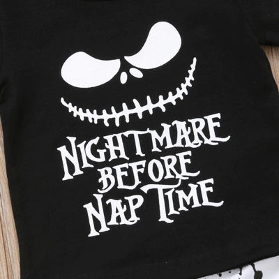 Nightmare Before Naptime Baby Outfit