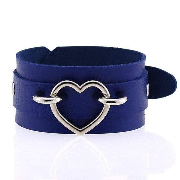 Gothic Locked Heart Bracelet